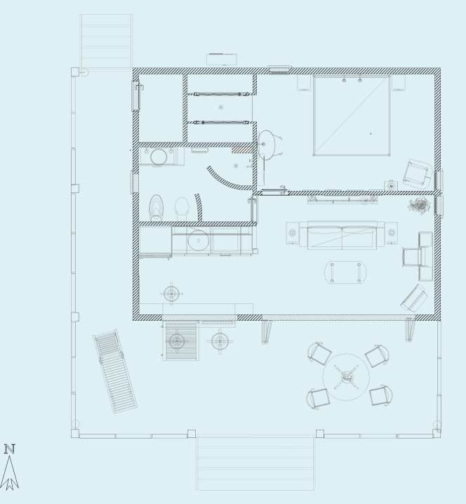 Floor Plan one-bedroom