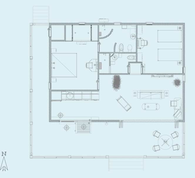 Floor Plan - Two-Bedroom