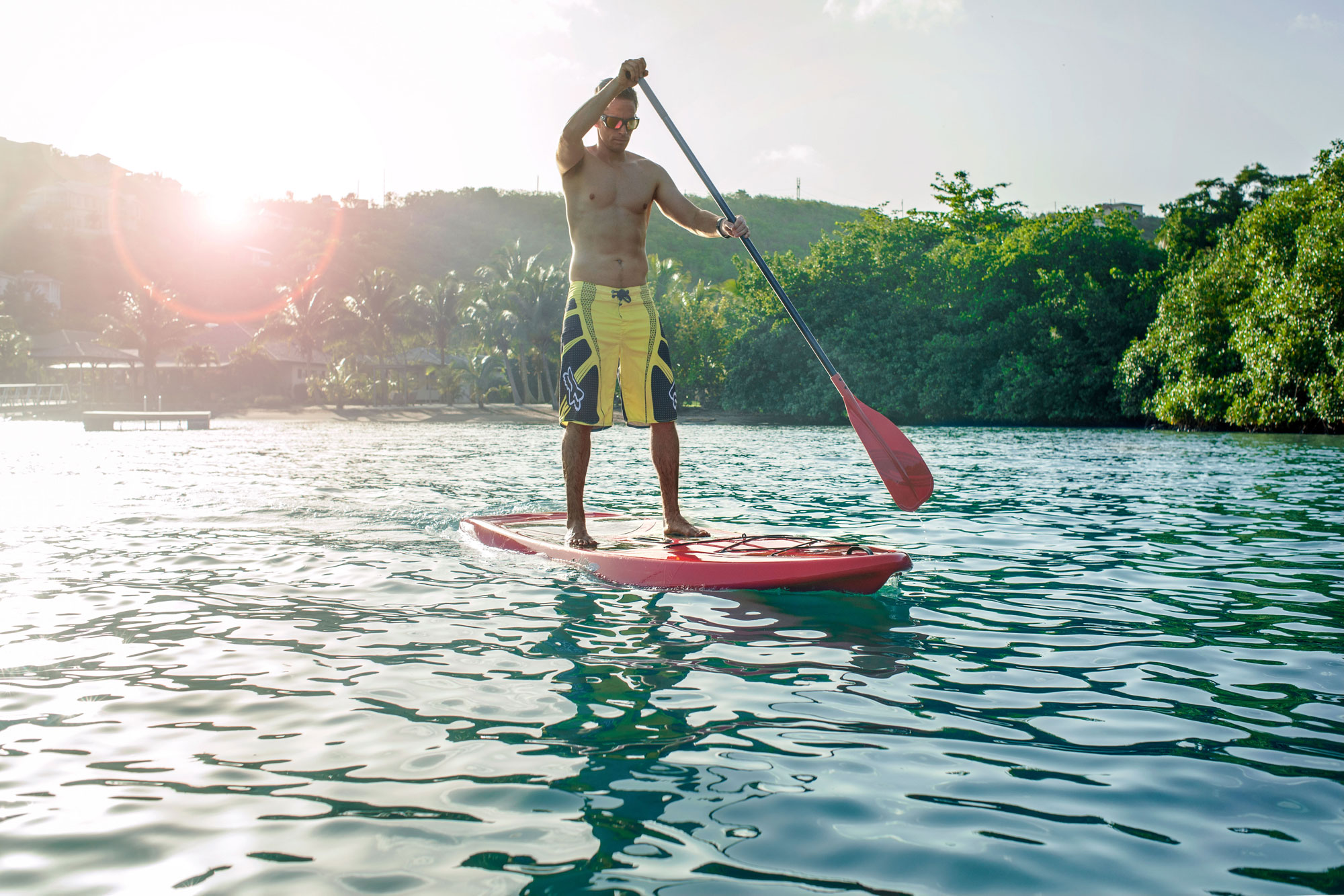 Stand up Paddle at Le Phare Bleu