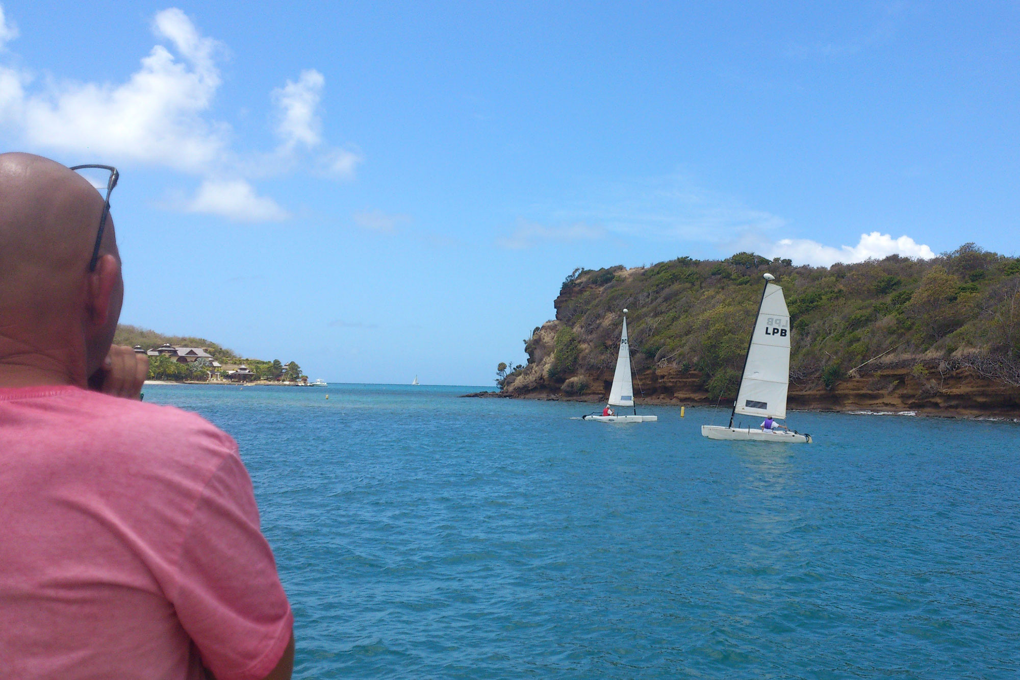 Hobie Cat sailing at Le Phare Bleu