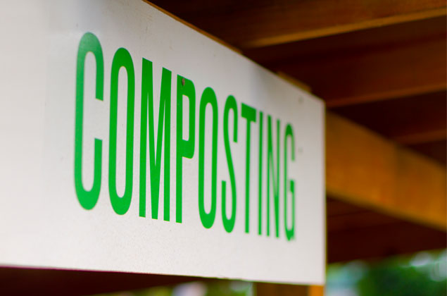 Composting at Le Phare Bleu